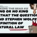 The ‘King or No King’ Debate and Wolfe’s Definition of Natural Law